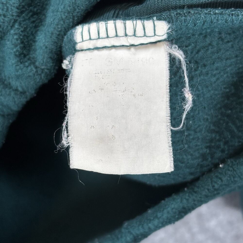 Vintage Columbia Fleece Jacket Men’s Large Green Full Zip Coat Warm Outdoor - Picture 6 of 8